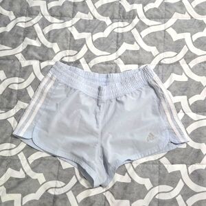 Adidas Women's Sky Blue Athletic Shorts